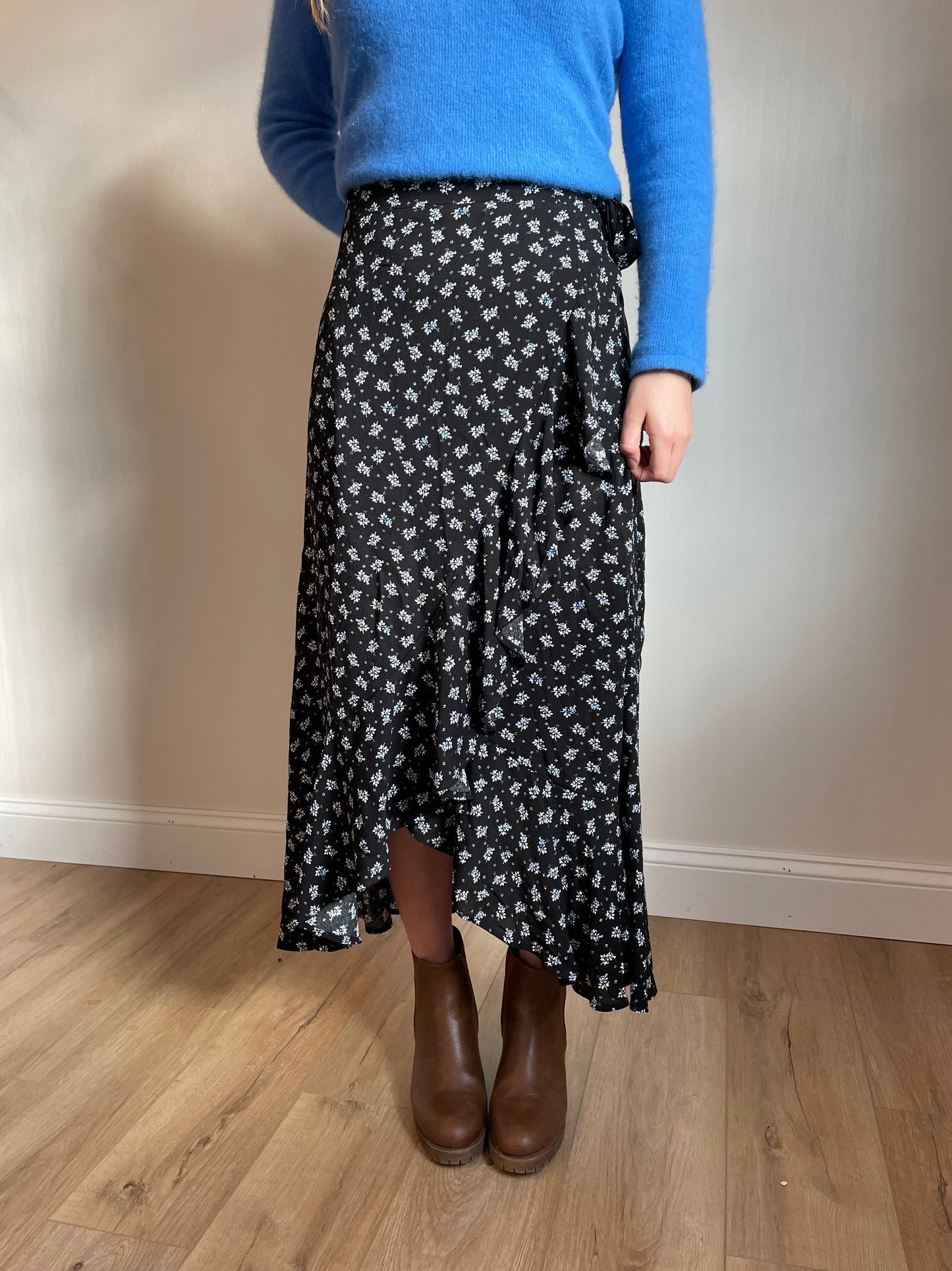 The Iris Wrap Skirt - Made in the USA