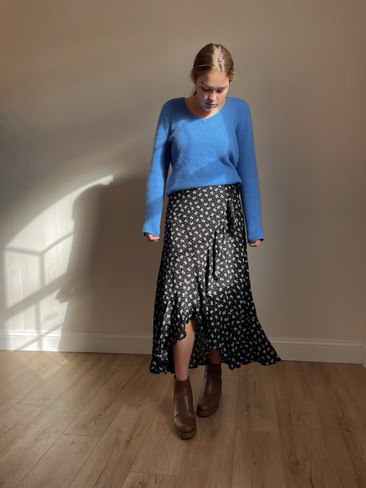 The Iris Wrap Skirt - Made in the USA