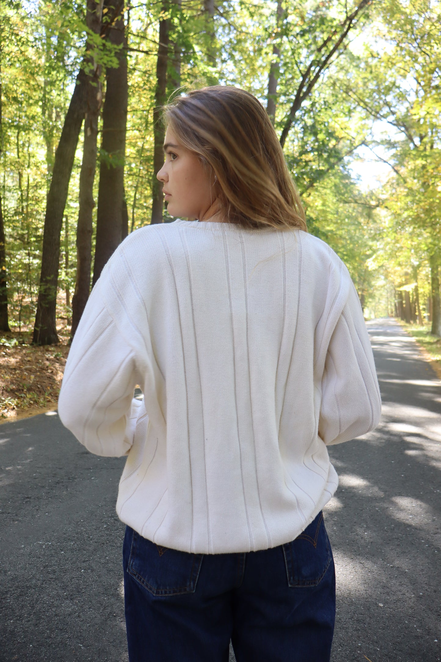 White John Ashford Golf Sweater