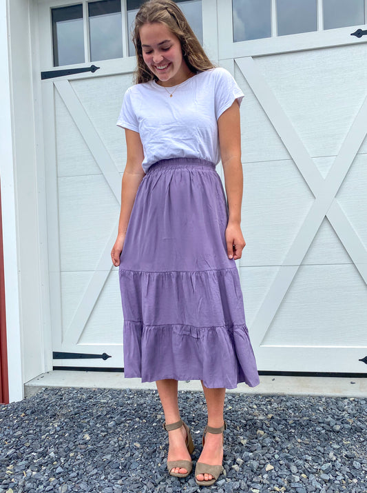 Summer Lavender Skirt