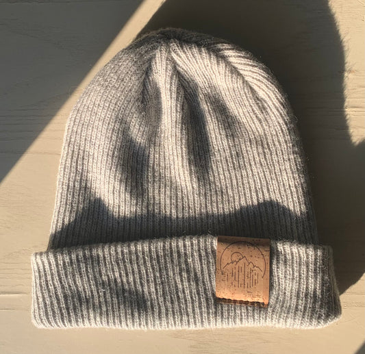 Heather Gray Beanie - Made in USA