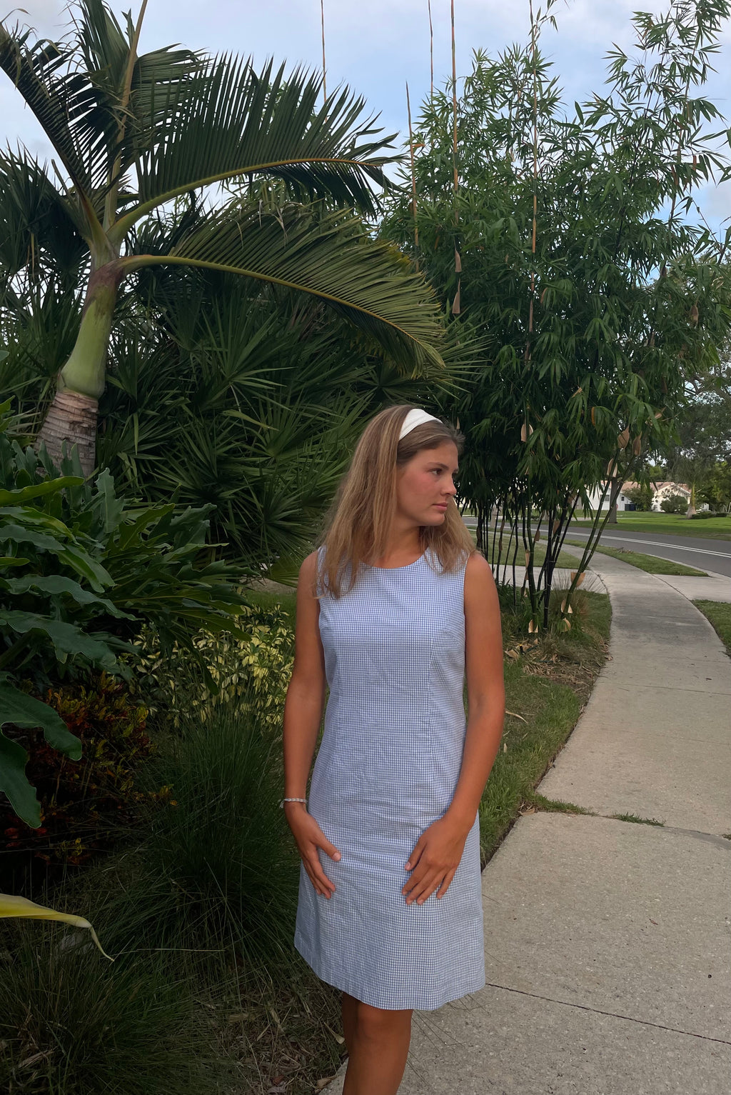 L.L.Bean Gingham Dress