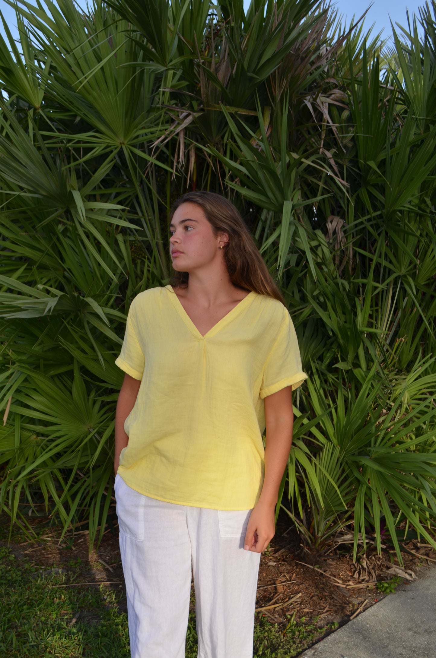 St. John's Bay Limoncello Top