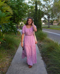 Americana Striped Cotton Dress
