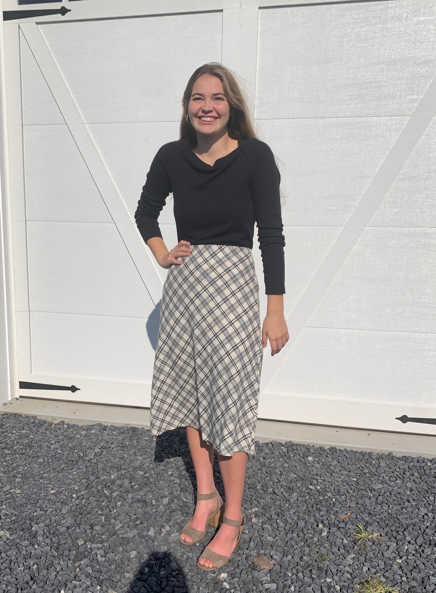 The Fall Plaid Skirt- Made in the USA