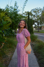 Americana Striped Cotton Dress