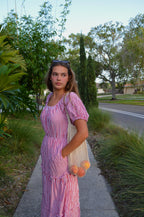 Americana Striped Cotton Dress