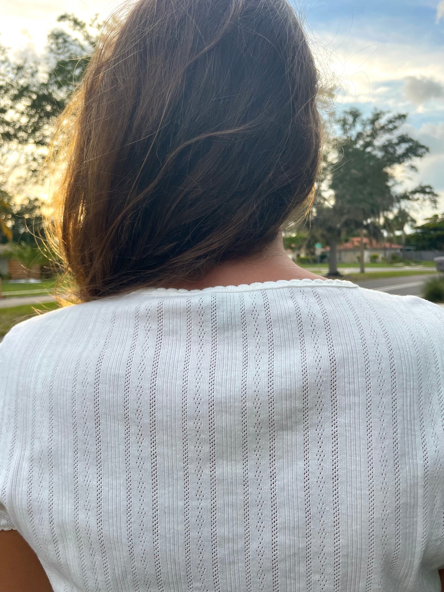 J. Crew Dainty Eyelet Top
