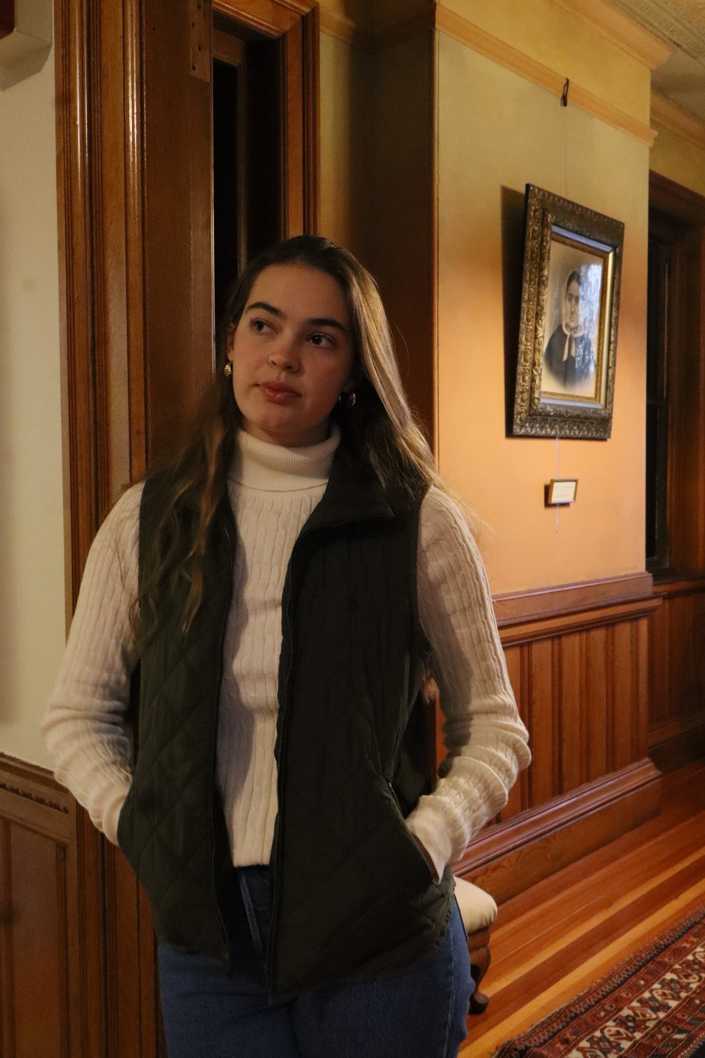 Ralph Lauren Green Puffer Vest