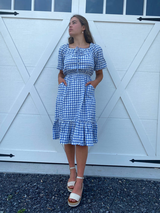 The Augusta Dress in Gingham