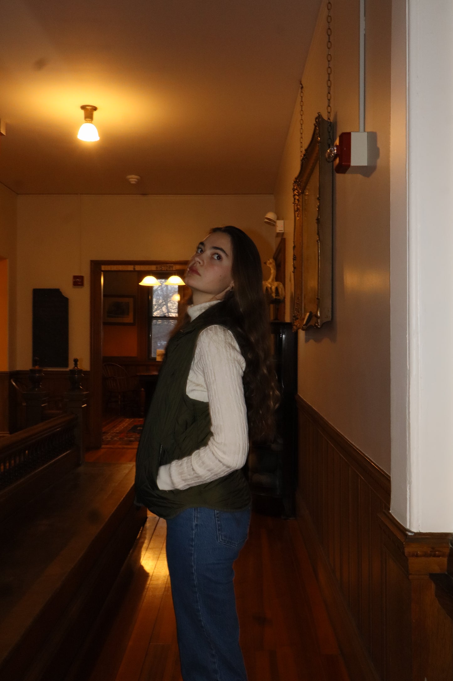 Ralph Lauren Green Puffer Vest