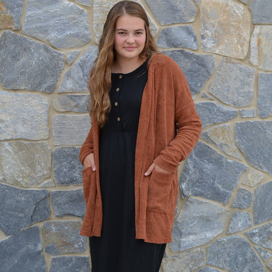 Comfy Caramel Cardigan