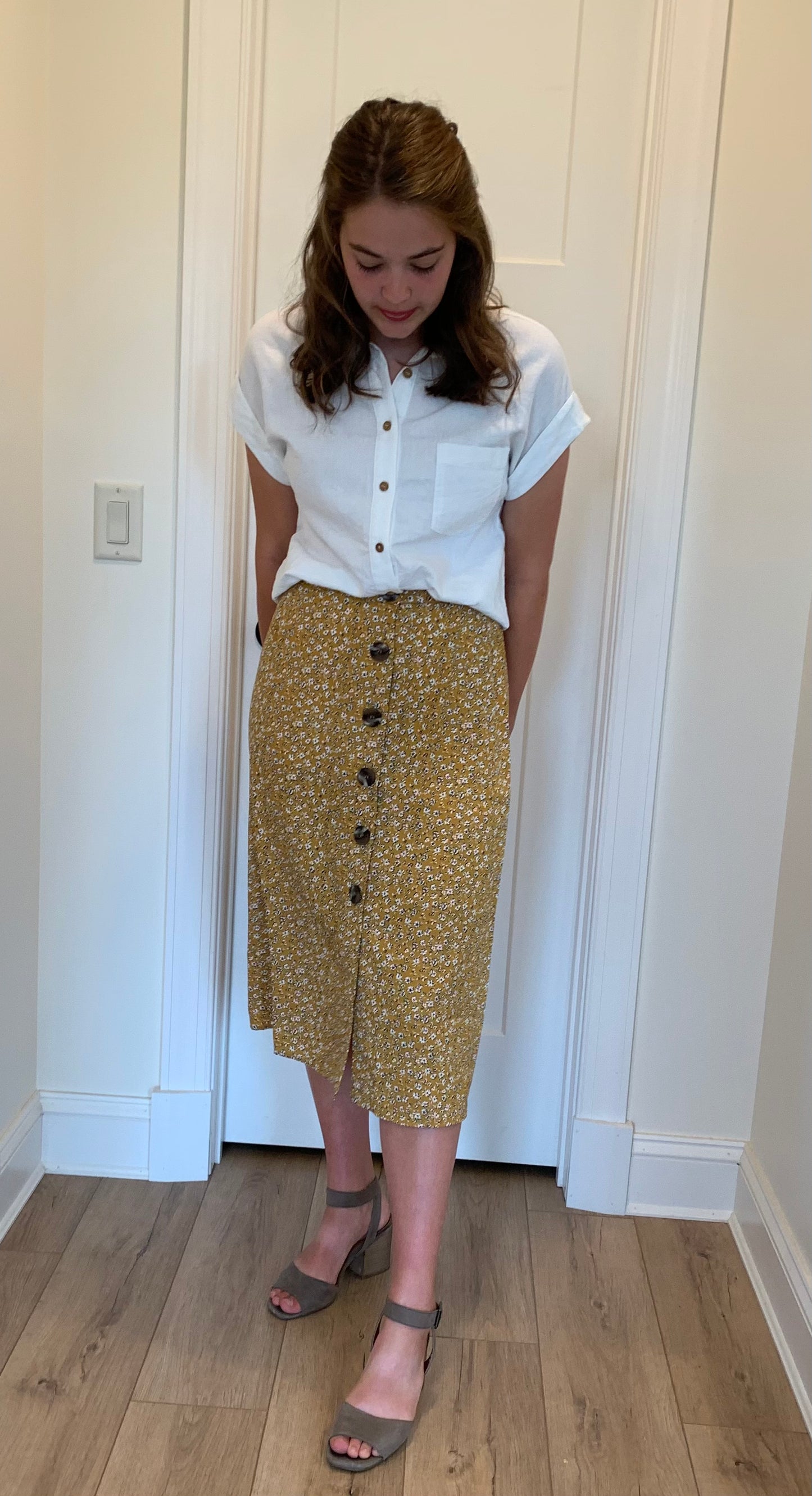 Modest Sunshine Midi Skirt - Limited Availability